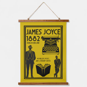 Tapiz Con Marco De Madera James Joyce Dublin Irlanda