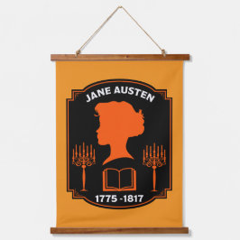 Tapiz Con Marco De Madera Jane Austen English Novelist