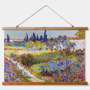 Tapiz Con Marco De Madera Jardín en Arles, Van Gogh