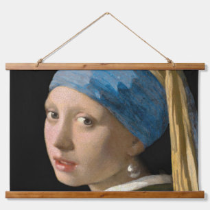 Tapiz Con Marco De Madera Johannes Vermeer, Chica de Pearl Earring