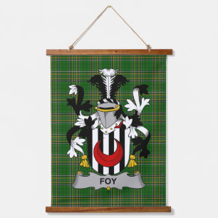 Tapiz Con Marco De Madera Juguete irlandés o escudo de armas de O_Fie