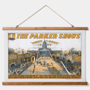 Tapiz Con Marco De Madera Kansas Semicentenario. Fundamentos de la Casa de G