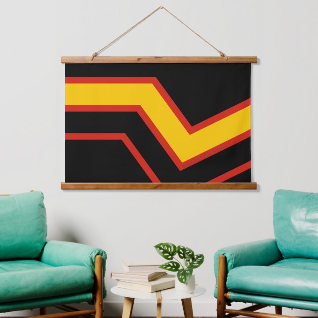 Tapiz Con Marco De Madera La Bandera del Orgullo Gay de SlipperyJoe regalos  (Sala de estar)