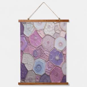 Tapiz Con Marco De Madera La belleza del arte moderno