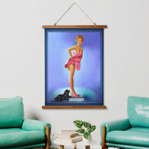 Tapiz Con Marco De Madera La escala no miente de Edward Runci