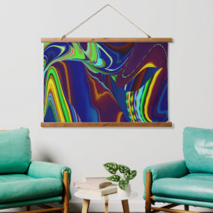 Tapiz Con Marco De Madera La magia del verano , Resumen del arte 3D