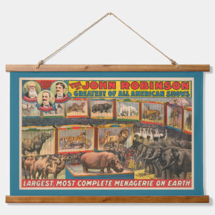 Tapiz Con Marco De Madera La Menagerie Más Grande Y Completa De John Robinso