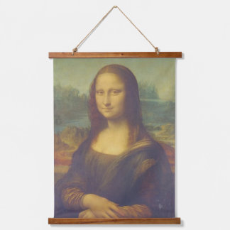 Tapiz Con Marco De Madera La Mona Lisa de Leonardo Da Vinci Bella Artes
