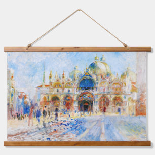 Tapiz Con Marco De Madera La Piazza San Marco, Renoir