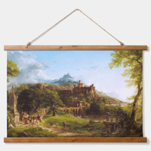 Tapiz Con Marco De Madera La salida de Thomas Cole