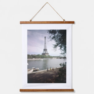 Tapiz Con Marco De Madera La Torre Eiffel. París, hacia 1960.