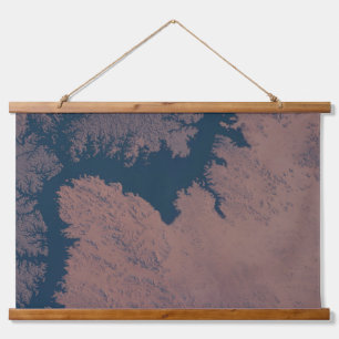 Tapiz Con Marco De Madera Lago Nasser