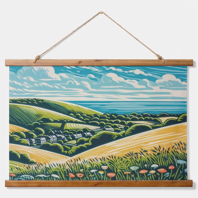 Tapiz Con Marco De Madera Las batas de Sussex (Anverso )