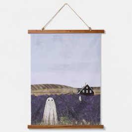 Tapiz Con Marco De Madera Lavender Ghost