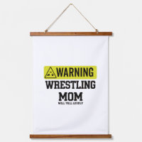 Letrero de Advertencia de Mamá de Lucha Libre | Gr