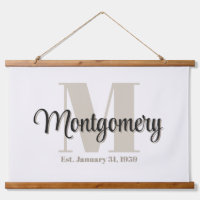 Letrero de Nombre de Familia Personalizado Regalo 