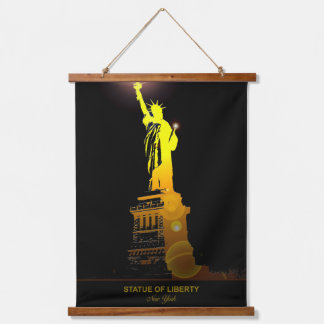 Tapiz Con Marco De Madera Libertad: Estatua de la Libertad