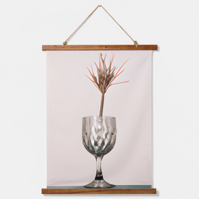 Tapiz Con Marco De Madera Lienzo abstracto (Anverso)