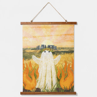 Tapiz Con Marco De Madera Litha El Fantasma del Solsticio de Verano