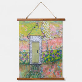 Tapiz Con Marco De Madera Little Oriental House