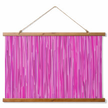 Lluvia rosa Arte vertical a rayas