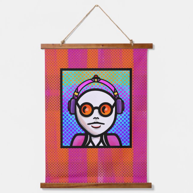 Tapiz Con Marco De Madera Look See in Shades (Anverso)