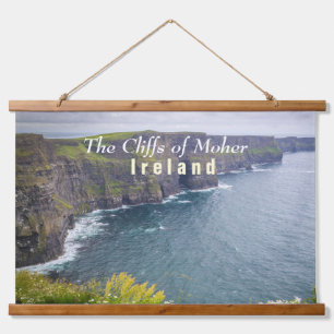 Tapiz Con Marco De Madera Los acantilados de MoherTowards Cliffs Irish Coast