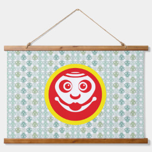 TAPIZ CON MARCO DE MADERA LOVE THE SMILES BY MASANSER