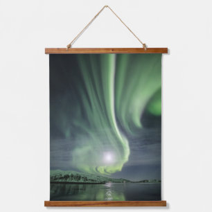 Tapiz Con Marco De Madera Luces del Norte Noruega