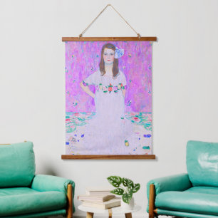 Tapiz Con Marco De Madera Mäda Primavesi de Gustav Klimt