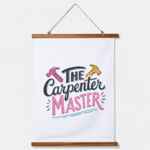 Tapiz Con Marco De Madera maestro de carpintería