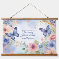 Magnífica mariposa floral arte belleza eterna