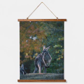Tapiz Con Marco De Madera Majestic Kangaroo