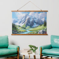 Majestuoso paisaje montañoso paisaje alpino