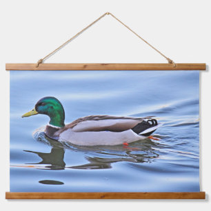 Tapiz Con Marco De Madera Mallard Duck