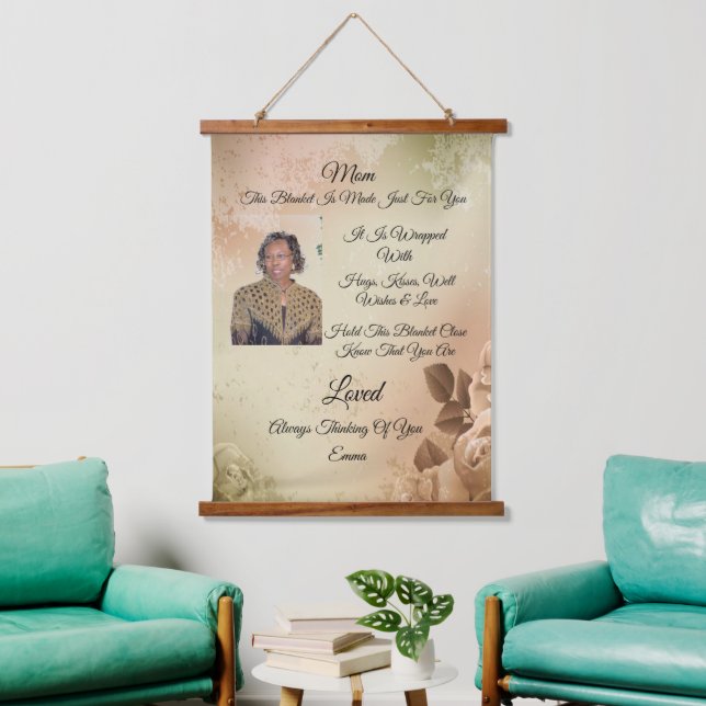 Tapiz Con Marco De Madera Mamá, Abuela, Madrina (Sala de estar)