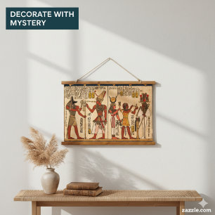 Tapiz Con Marco De Madera Mapa del alma: Deidades del virus del submundo