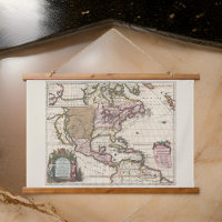 Mapa del viejo mundo histórico de Norteamérica poc