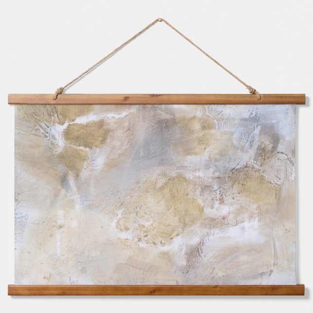 Tapiz Con Marco De Madera Marbleized Resumen Wall Art Tapestry (Anverso )