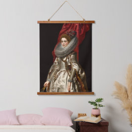 Tapiz Con Marco De Madera Marchesa Brigida Spinola-Doria