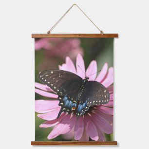Tapiz Con Marco De Madera Mariposa Black Swallowtail