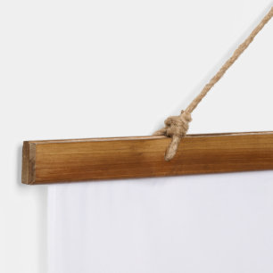Tapiz Con Marco De Madera Mármol Blanco