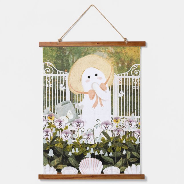 Tapiz Con Marco De Madera Mary Mary (Anverso)