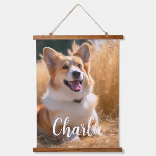 Tapiz Con Marco De Madera Mascota personalizado Foto