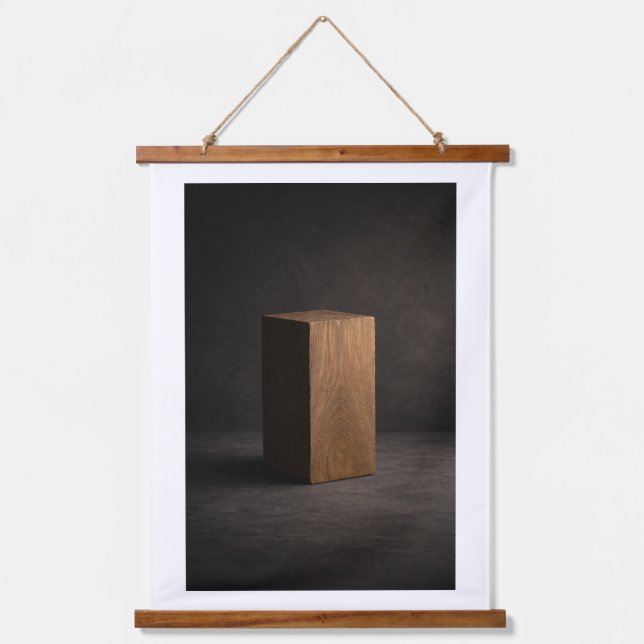 Tapiz Con Marco De Madera Material Presence (Anverso)