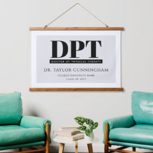 Tapiz Con Marco De Madera Médica de DPT moderno personalizado de la terapia 