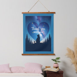 Tapiz Con Marco De Madera Memorial Personalizado para Mascotas