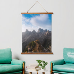 Tapiz Con Marco De Madera Mirando una grandeza de Cadini di Misurina