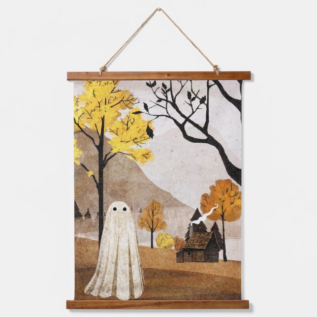 Tapiz Con Marco De Madera Misiones de otoño (Anverso)