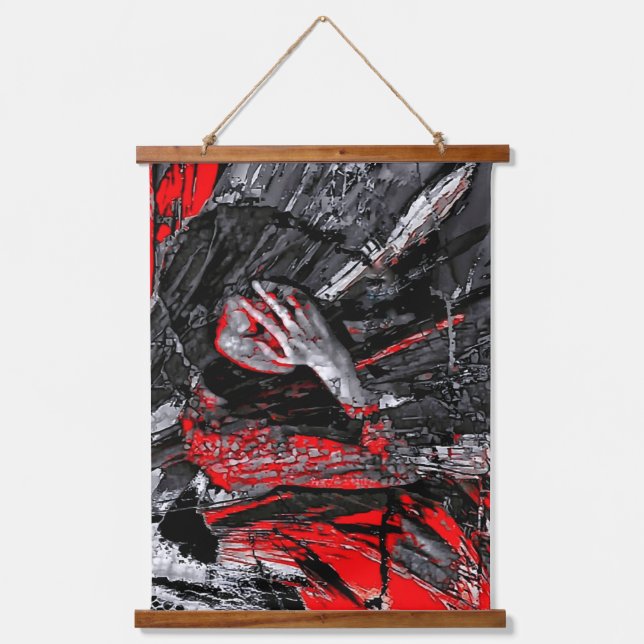 Tapiz Con Marco De Madera Molten Soul (Anverso)